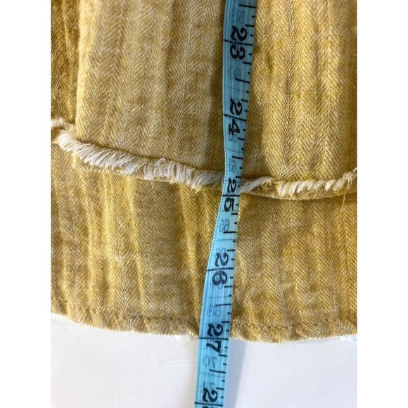 Free People We The Free Sand Dune Henley in Mustard Size XS - Picture 8 of 8